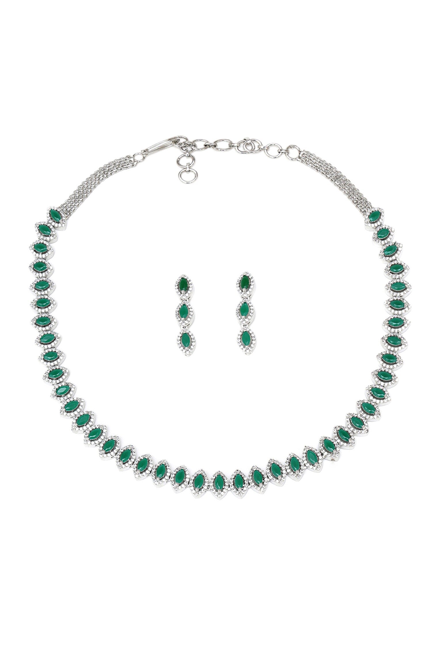 Stone Studded Necklace Set 