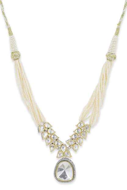 Geometric Cutwork Kundan Choker 