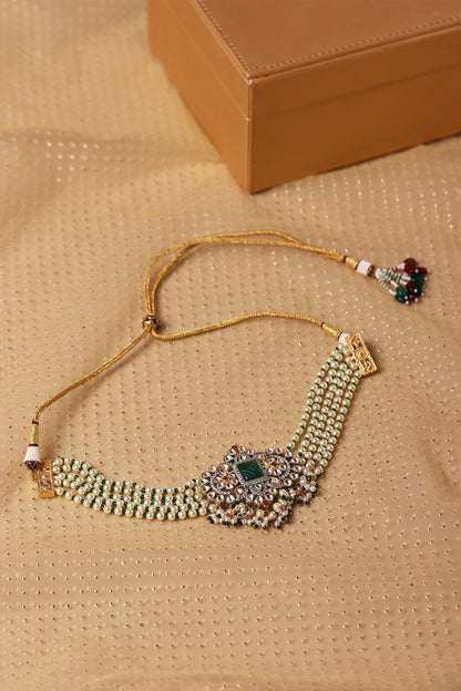 Floret Carved Choker 