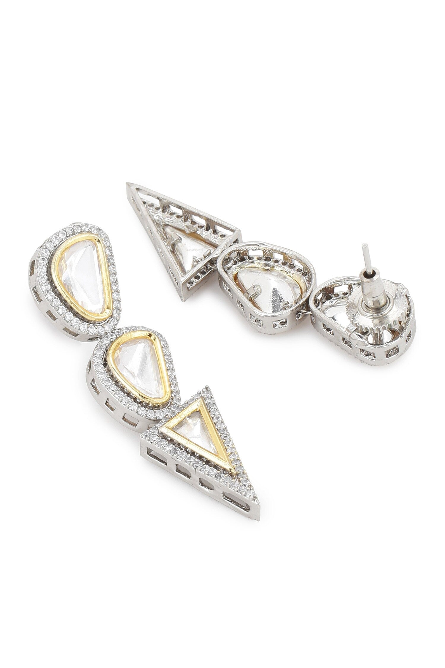 Geometric Cutwork Necklace Set 