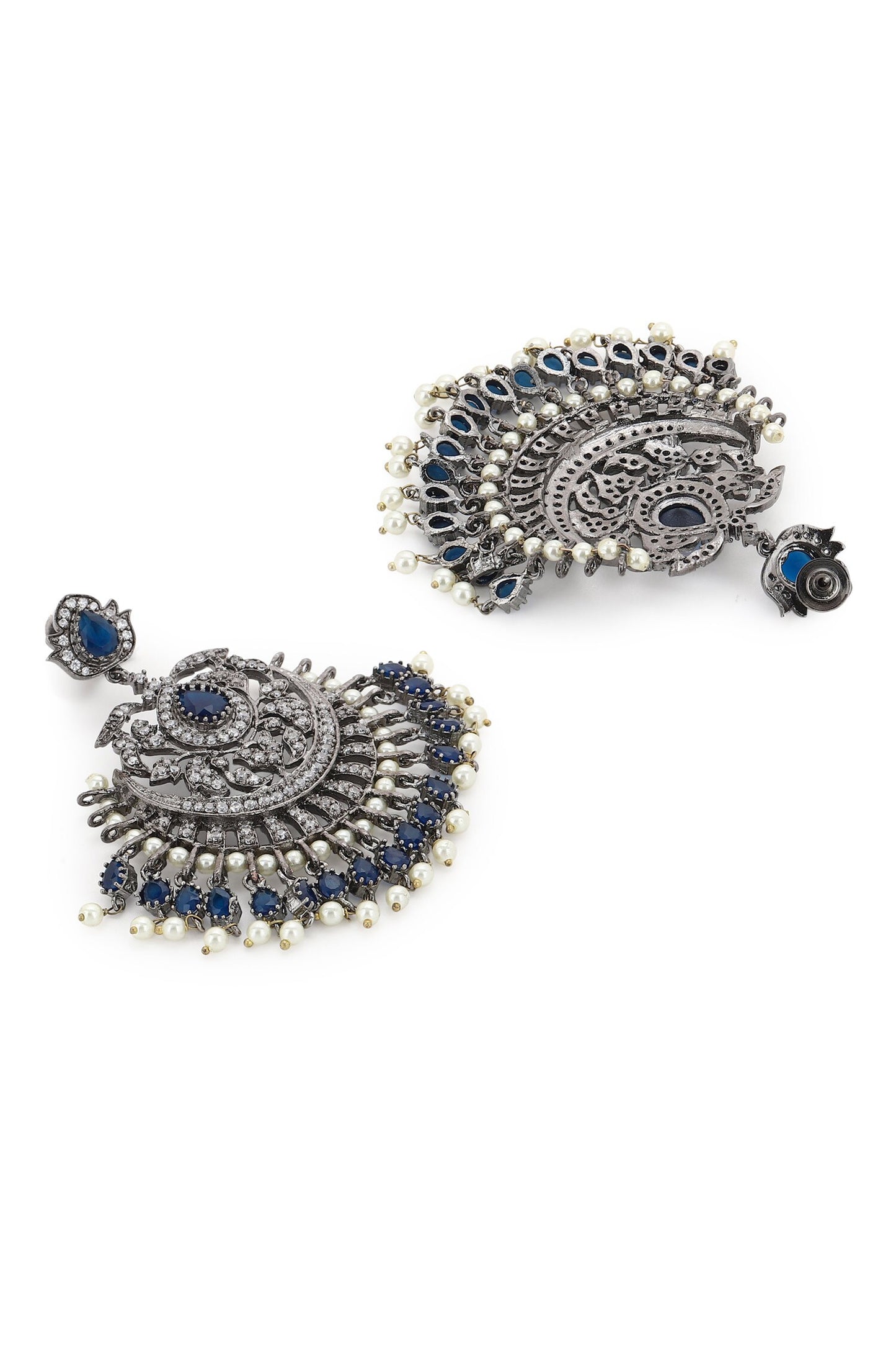 Carved Dangler Earrings 