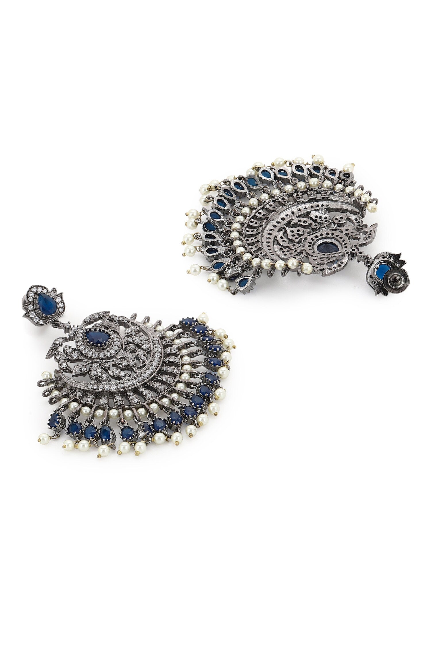 Carved Dangler Earrings 