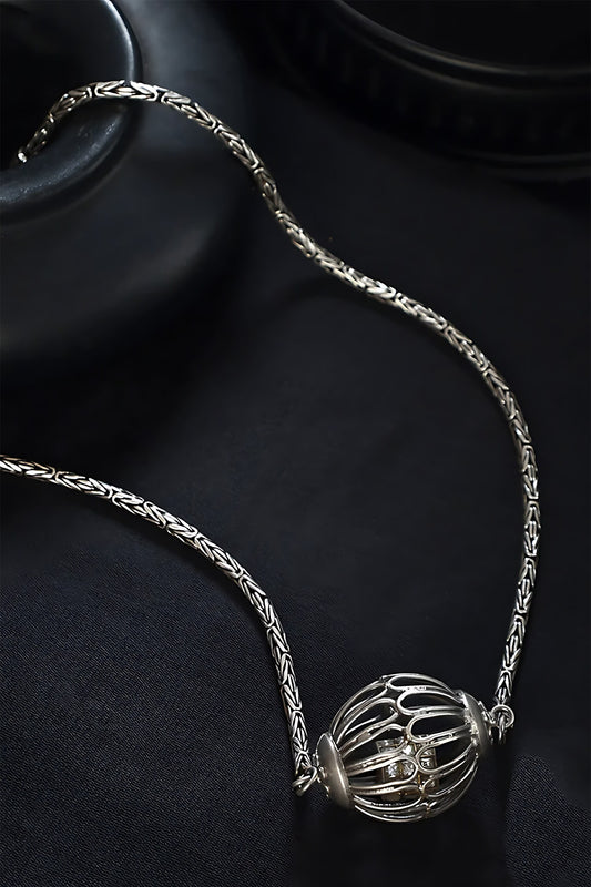 Sphere Pendant Necklace 