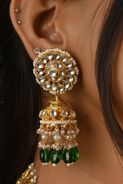 Kundan Studded Necklace Set 