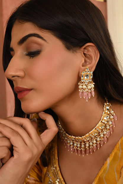 Geometric Shaped Choker Set 