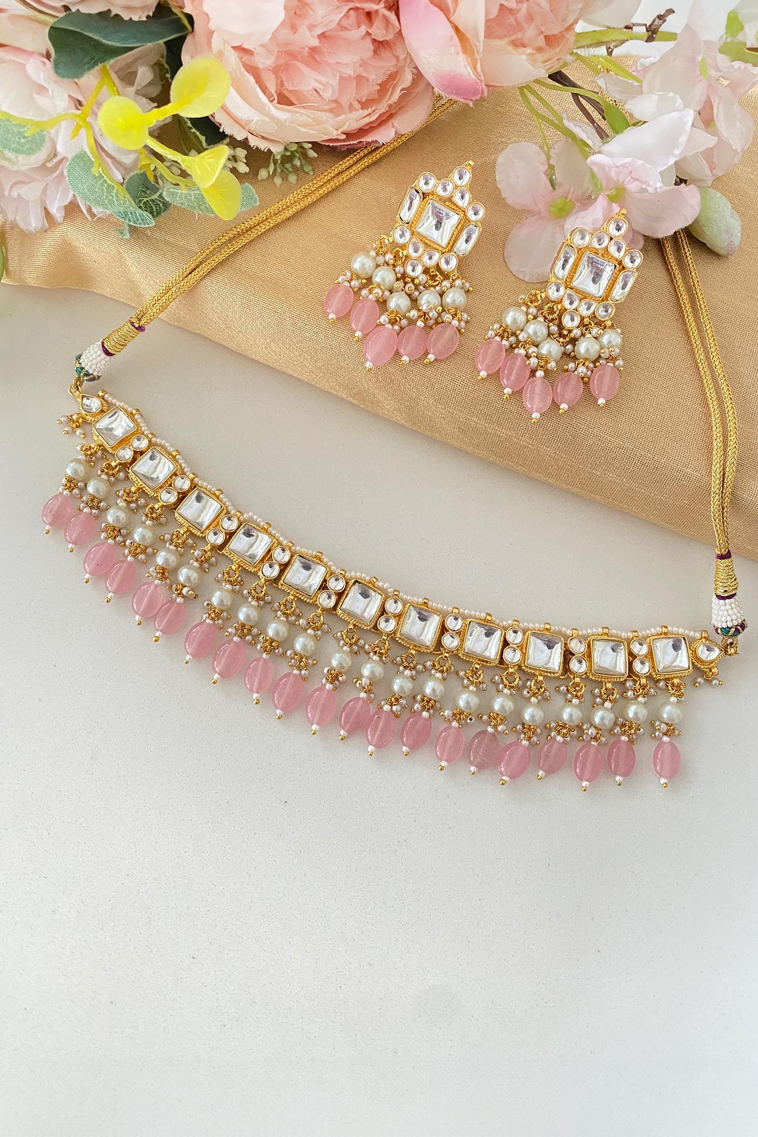 Geometric Shaped Choker Set 