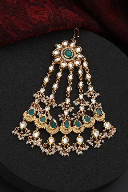 Kundan Studded Floral Passa 