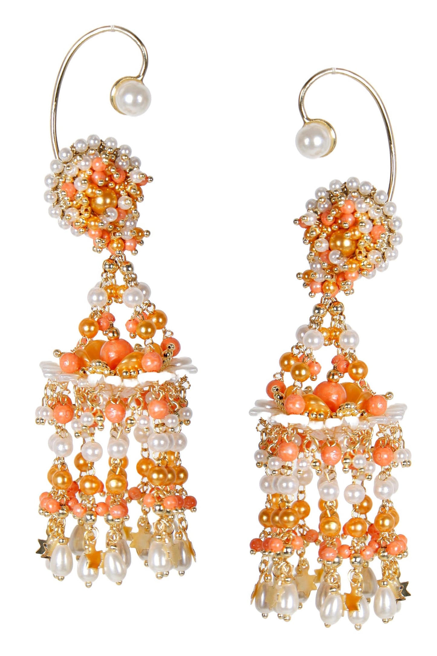 Samyuta Hand Embroidered Earcuffs 