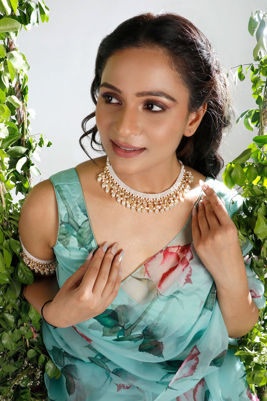 Tilakini Hand Embroidered Choker 