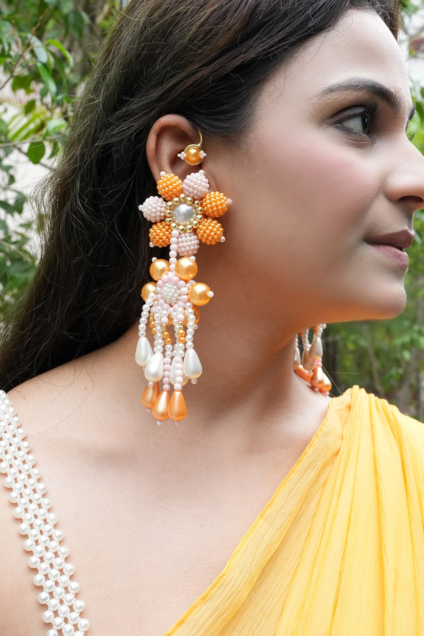 Vilasini Hand Embroidered Earcuffs 