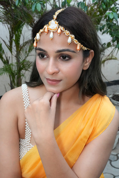 Vira Hand Embroidered Maathapatti 