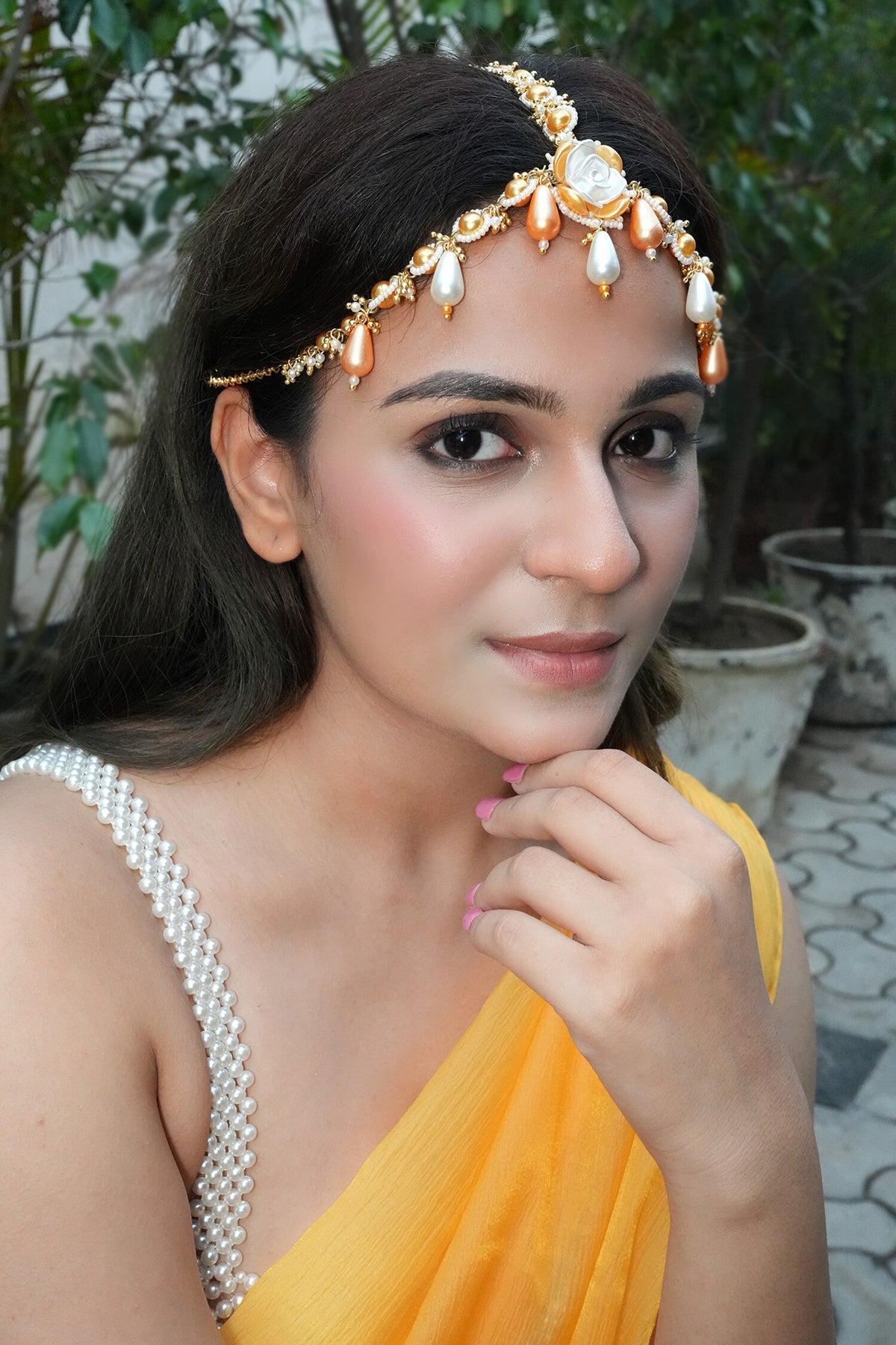 Vira Hand Embroidered Maathapatti 