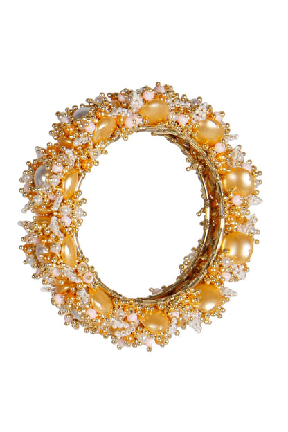 Chitra Pearl Embellished Bangle - Single Pc 