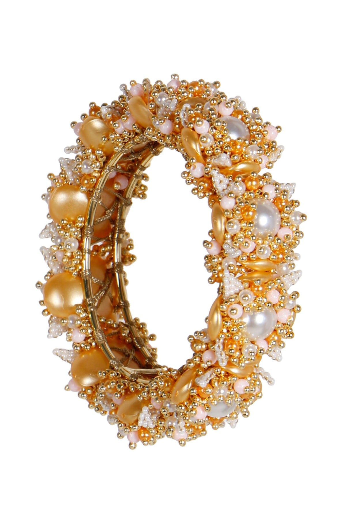Chitra Pearl Embellished Bangle - Single Pc 