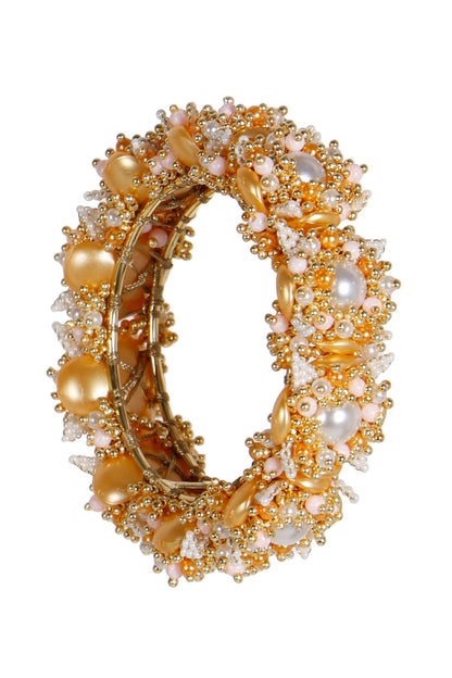 Chitra Pearl Embellished Bangle - Single Pc 