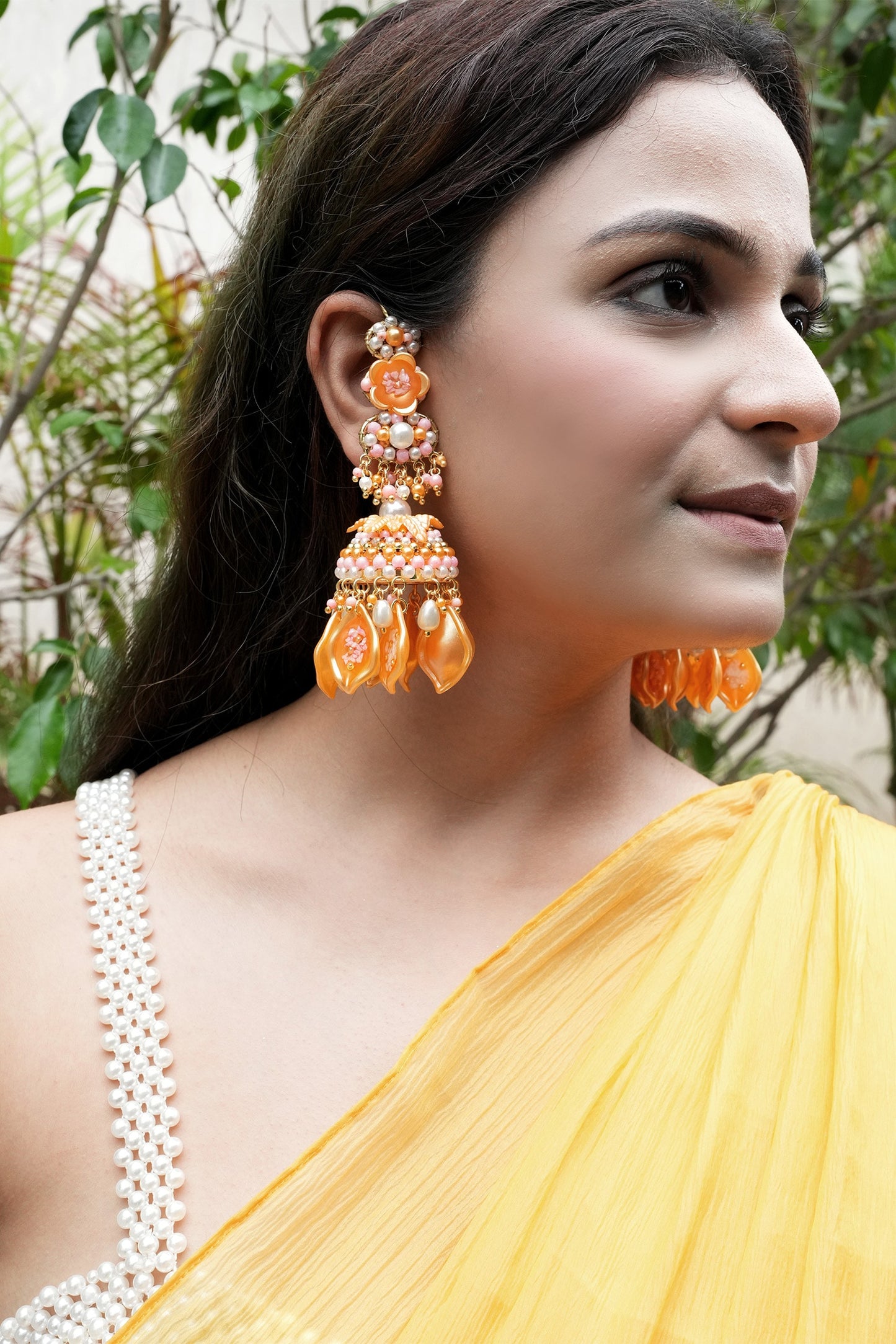 Gamya Pearl Embellished Ear Cuffs 