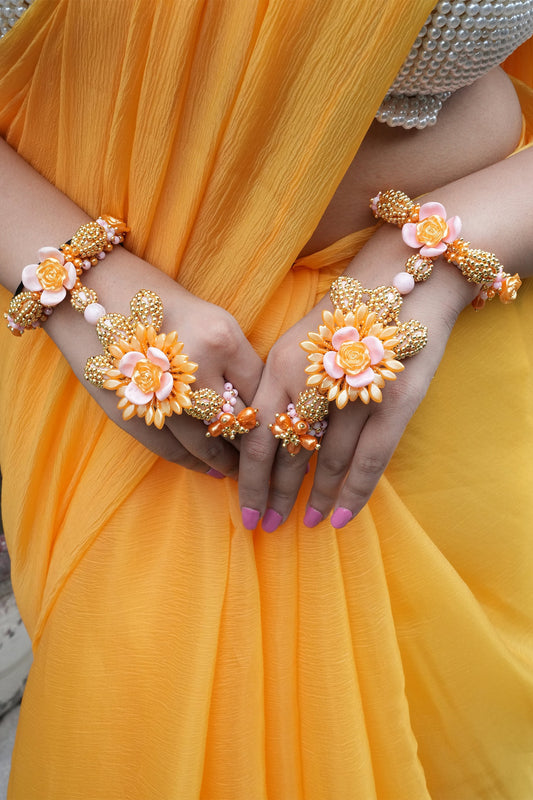 Gamya Bead Embellished Hathphool - Single Pc 