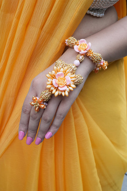 Gamya Bead Embellished Hathphool - Single Pc 