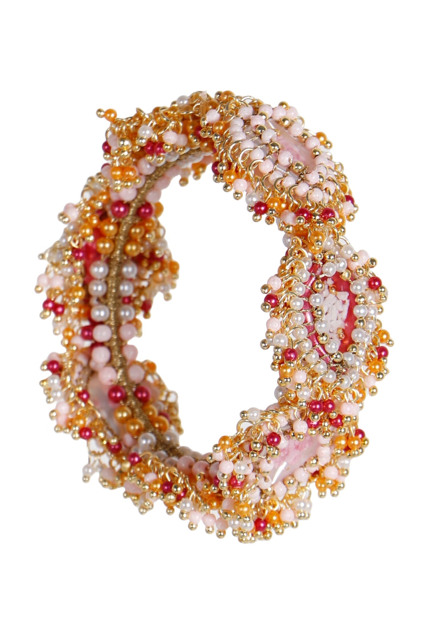 Induleka Pearl Embellished Bangle 
