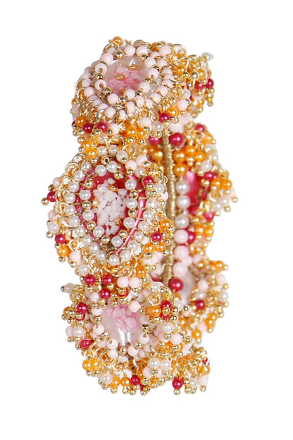 Induleka Pearl Embellished Bangle 