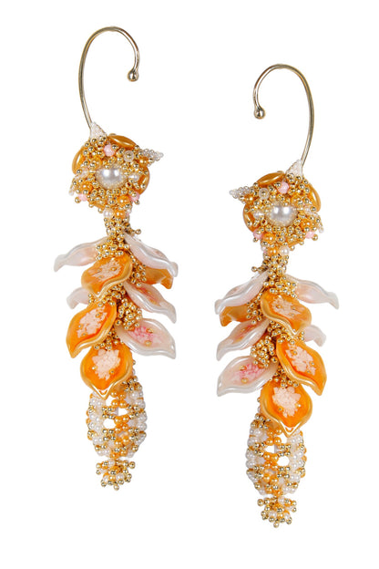 Nirguna Pearl Bead Embellished Ear Cuffs 