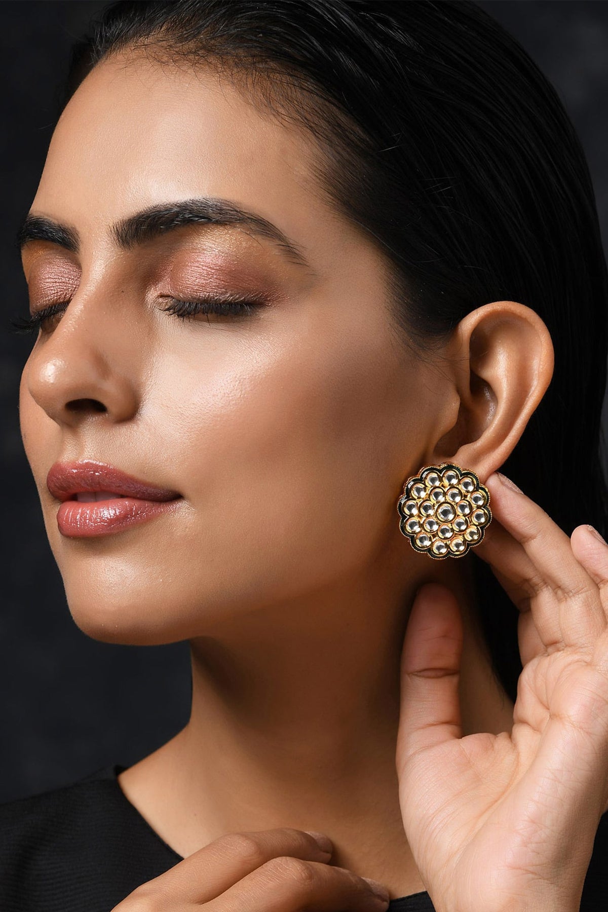 Floret Carved Studs 