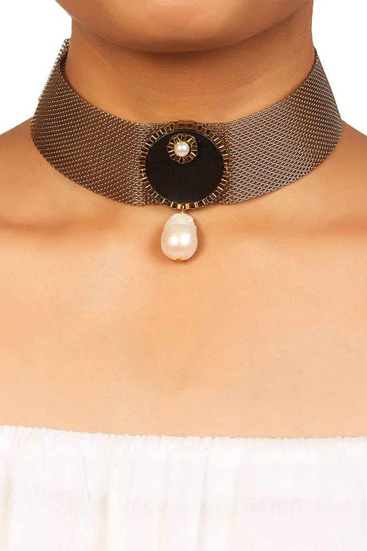 Sunset Sawdust Choker 