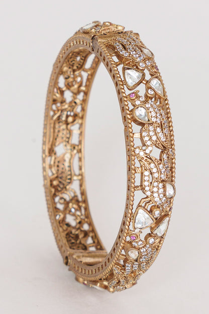 Moissanite Embellished Kada - Set of 2 