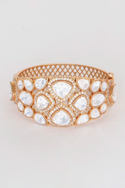 Moissanite Embellished Kada 