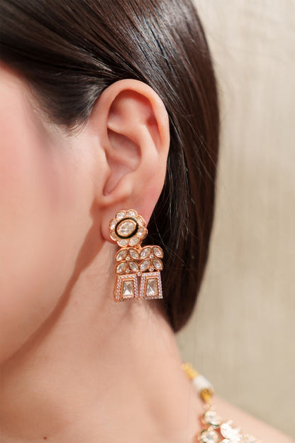 Polki Embellished Necklace Set 