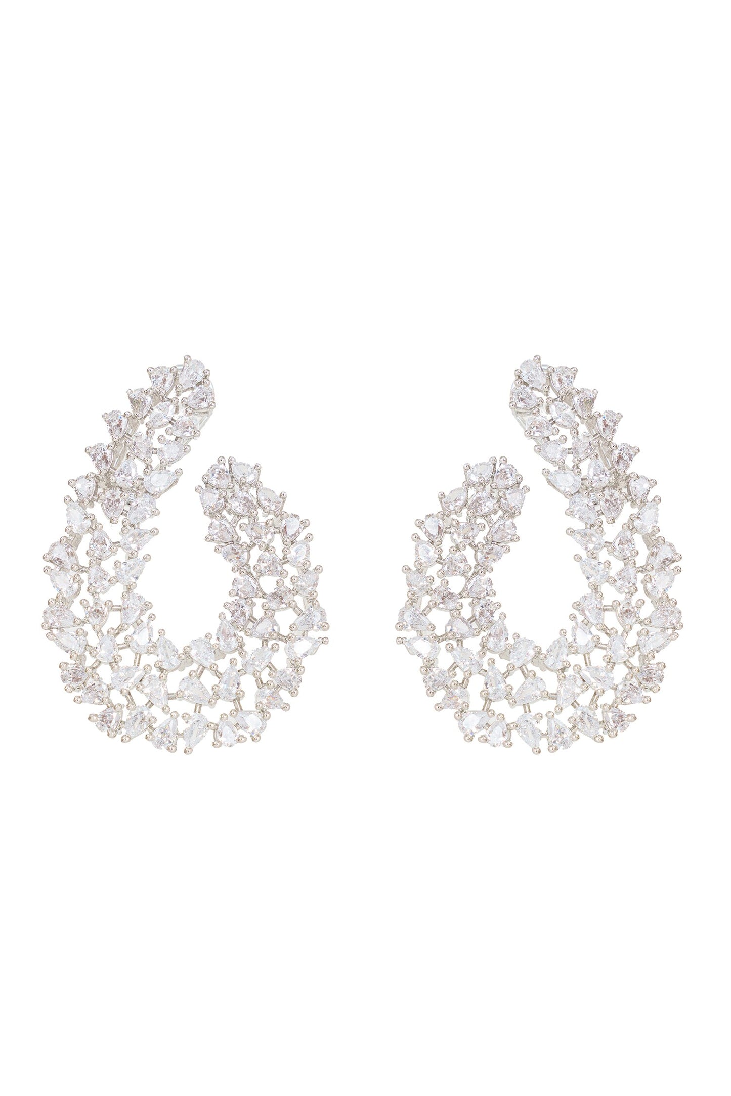 Diamond Embellished Earrings 