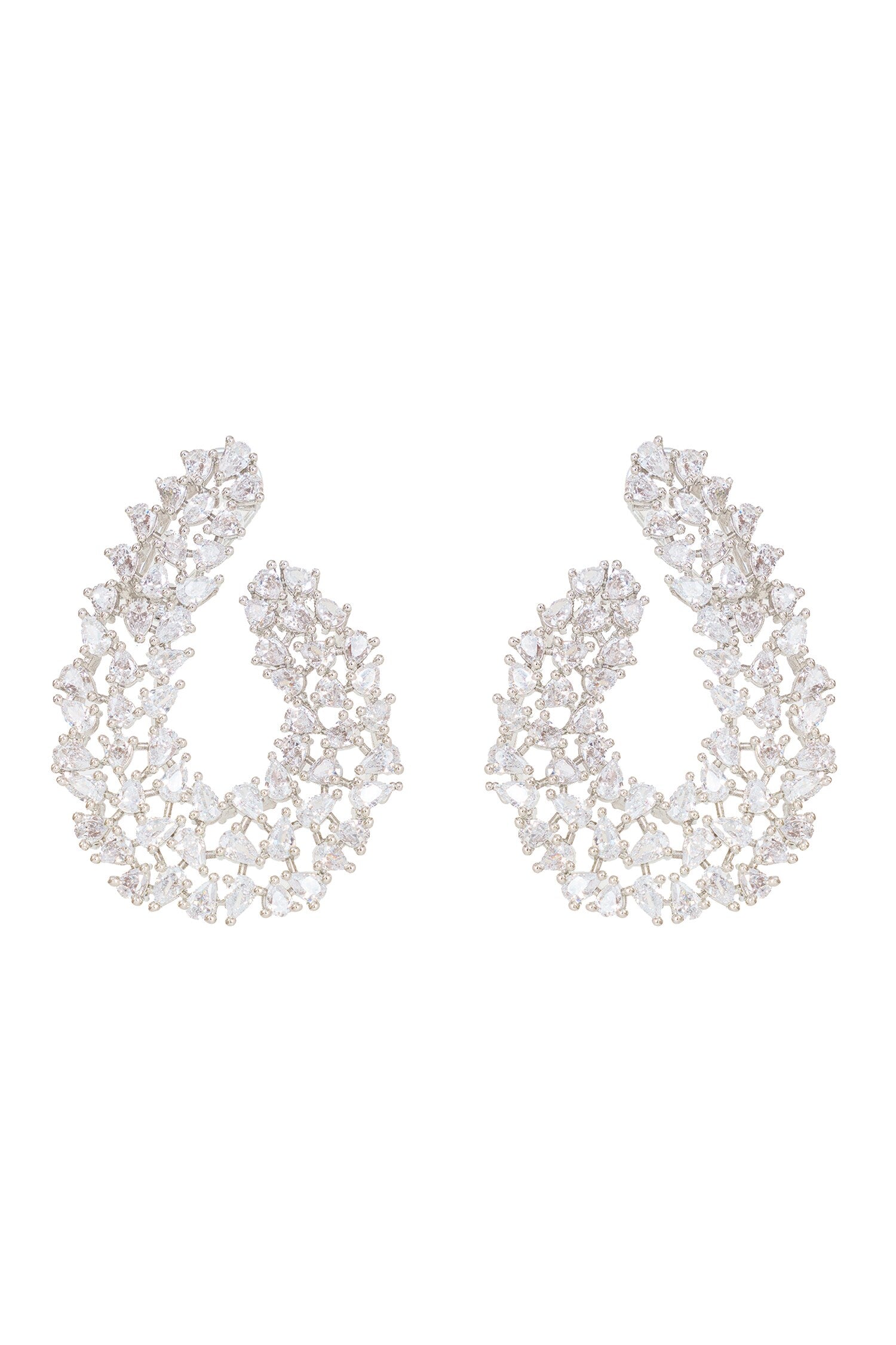 Diamond Embellished Earrings 