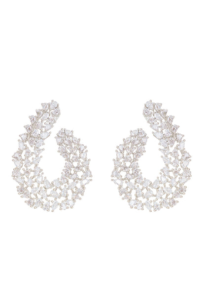 Diamond Embellished Earrings 