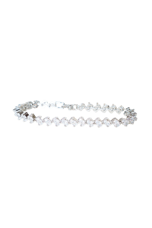 Diamond Embellished Tennis Bracelet 