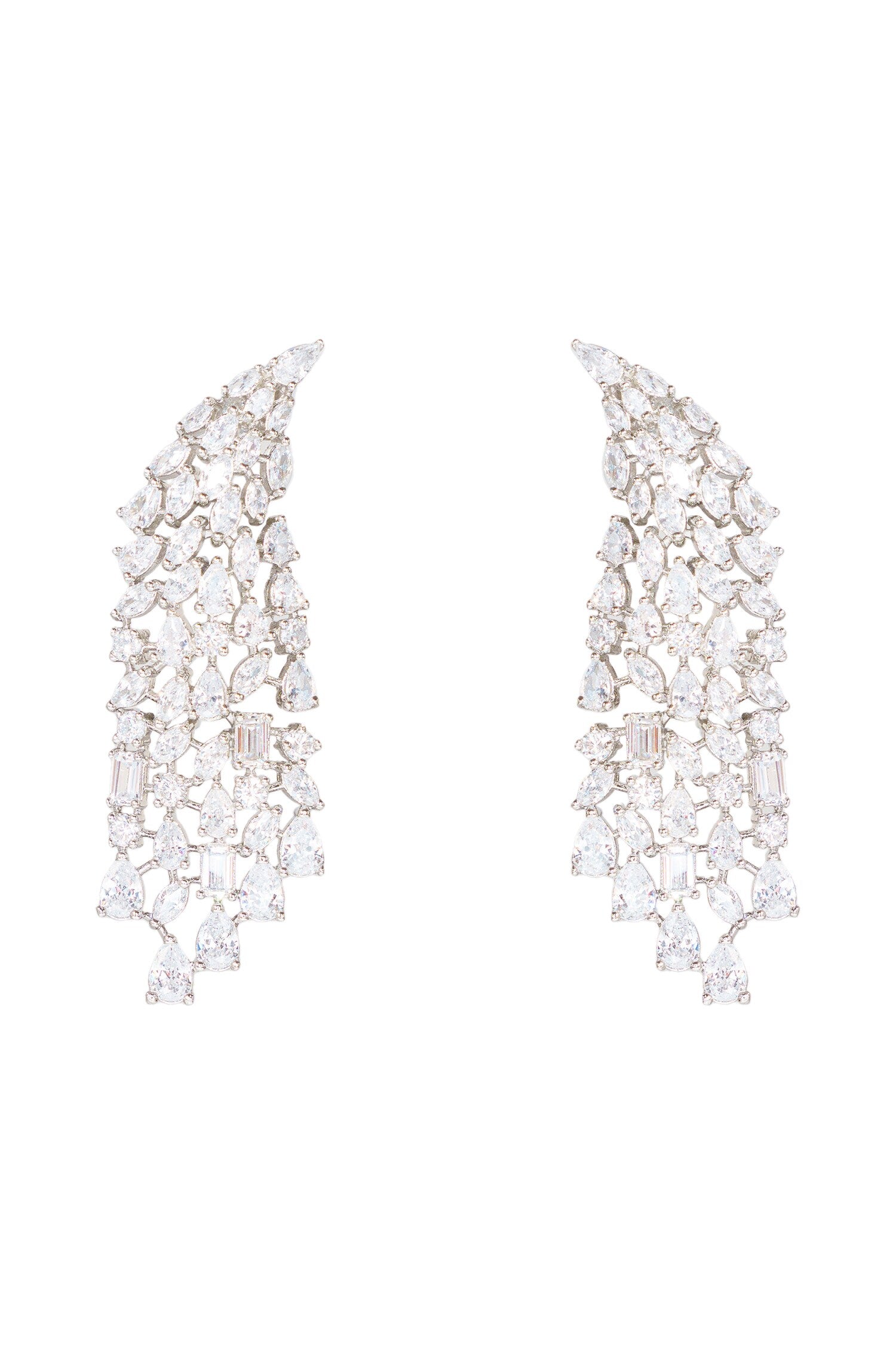 4 String Embellished Earrings 