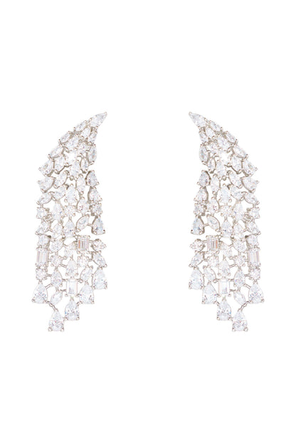 4 String Embellished Earrings 