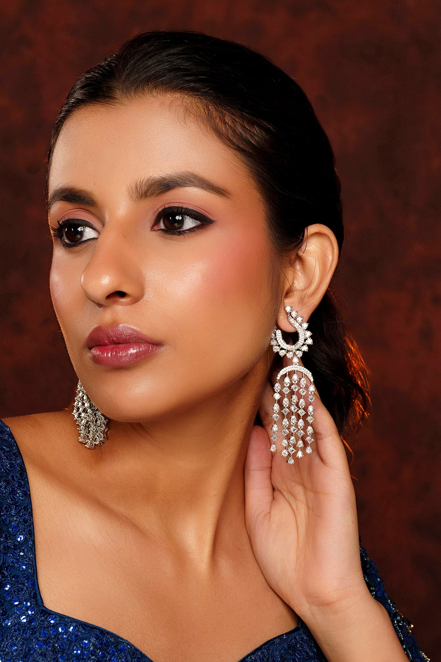 Diamond Embellished Danglers 