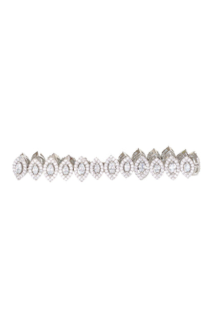 Diamond Embellished Cutwork Bracelet 