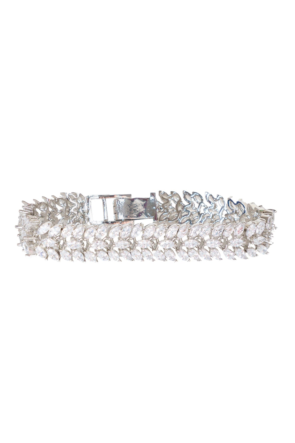 Diamond Embellished Layered Bracelet 