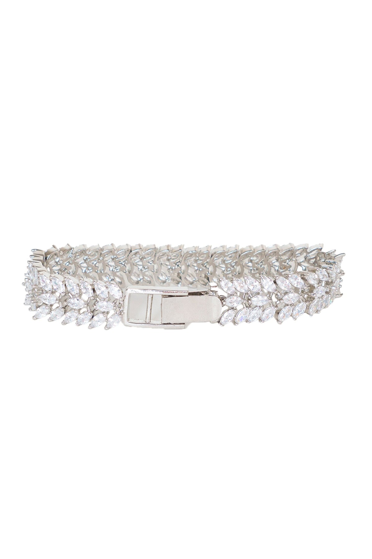 Diamond Embellished Layered Bracelet 