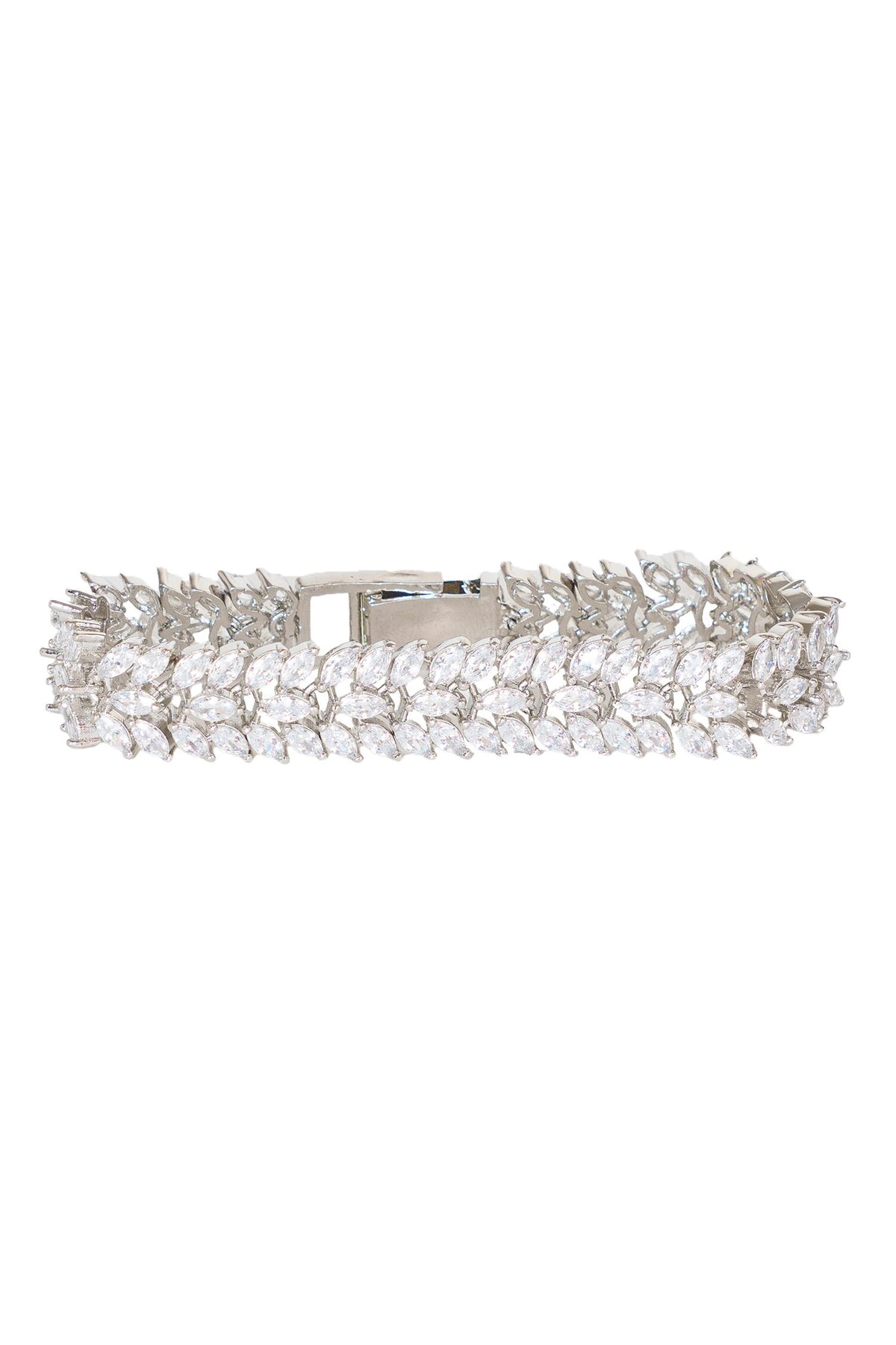 Diamond Embellished Layered Bracelet 