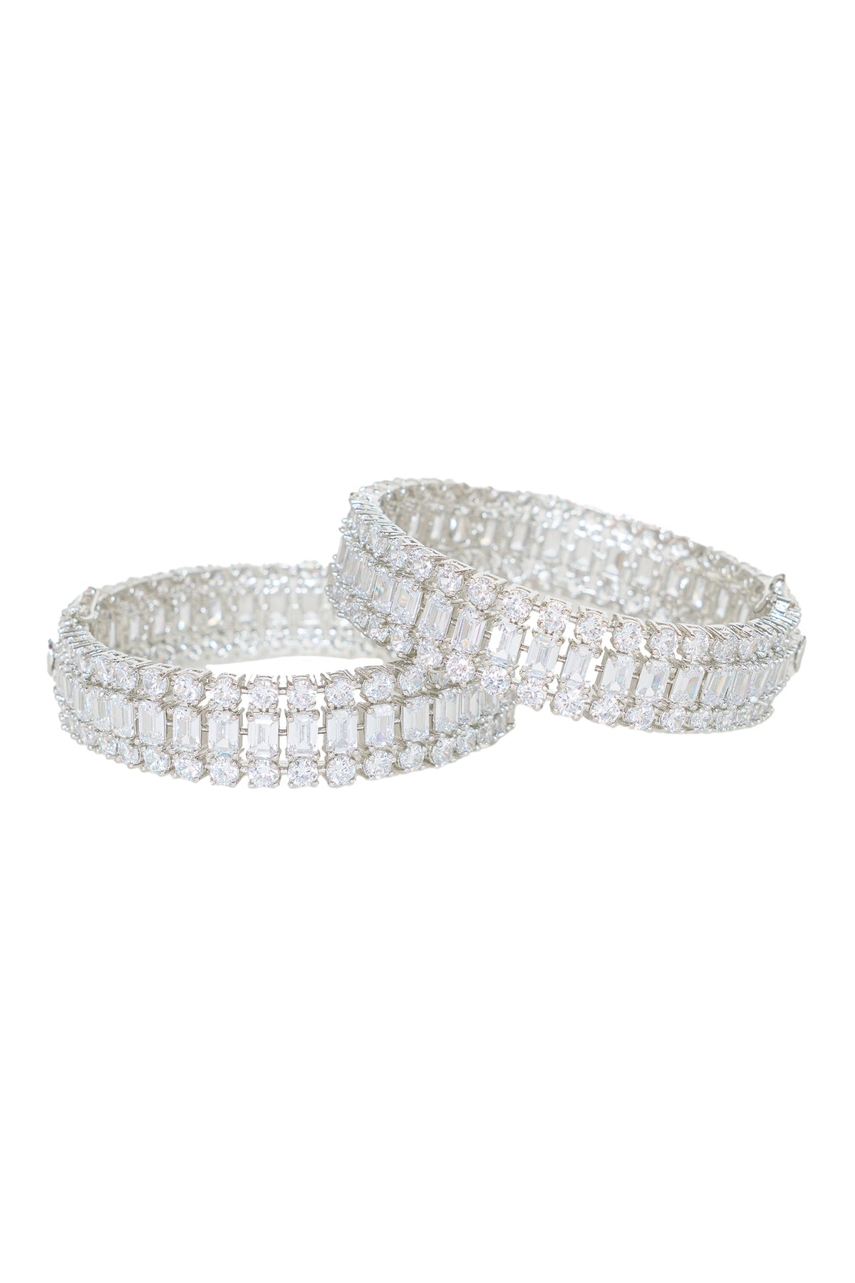 Stone Embellished Kada - 2 Pcs 