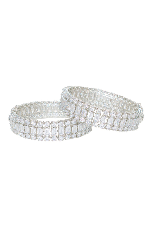 Stone Embellished Kada - 2 Pcs 