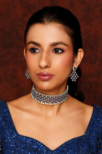 Jaal Cutwork Choker Set 