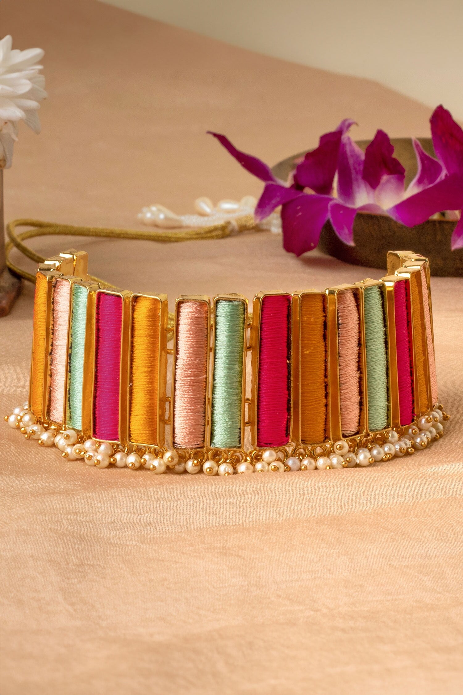 Indian Candy Floss Choker Set 