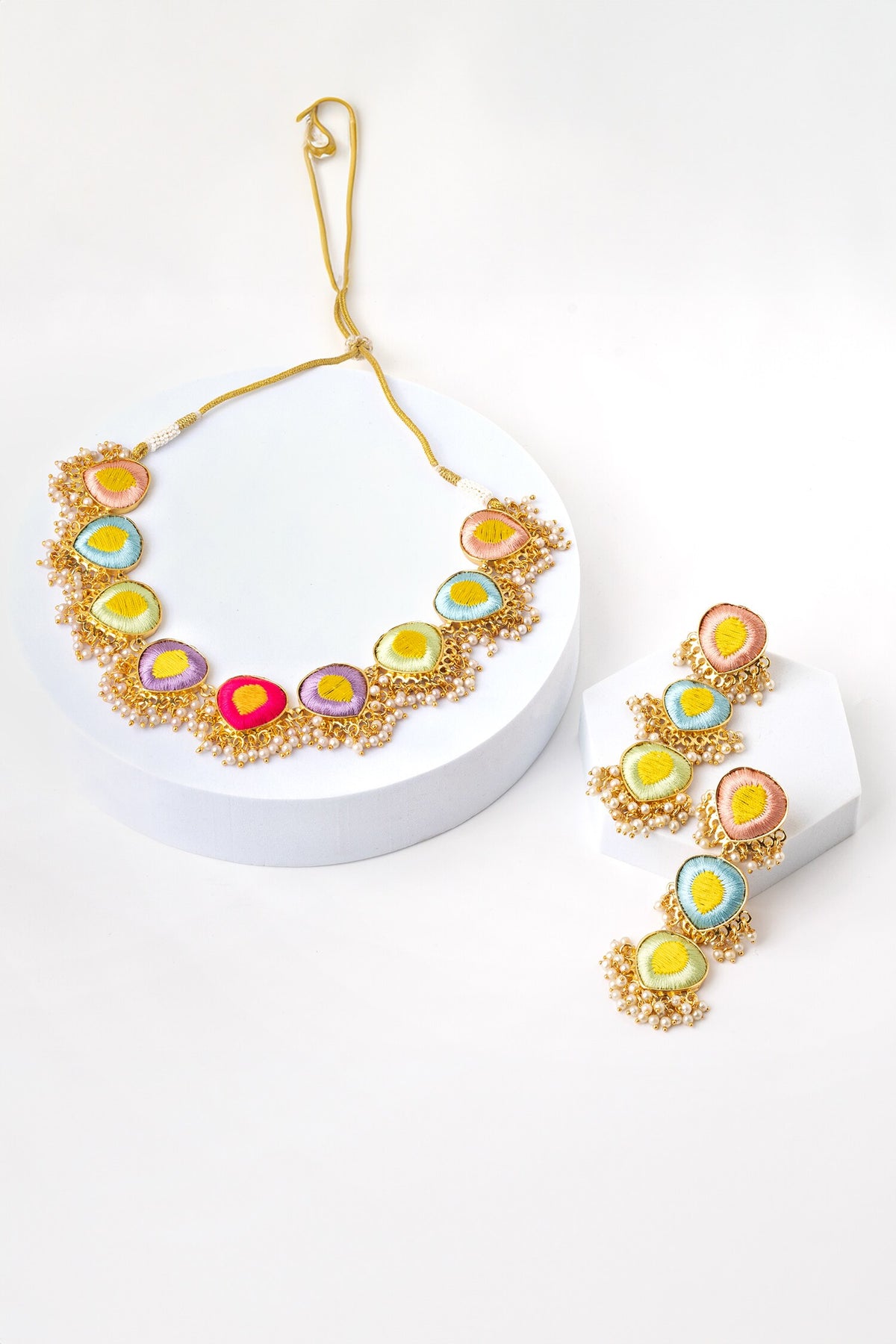 Baby Lotus Necklace Set 