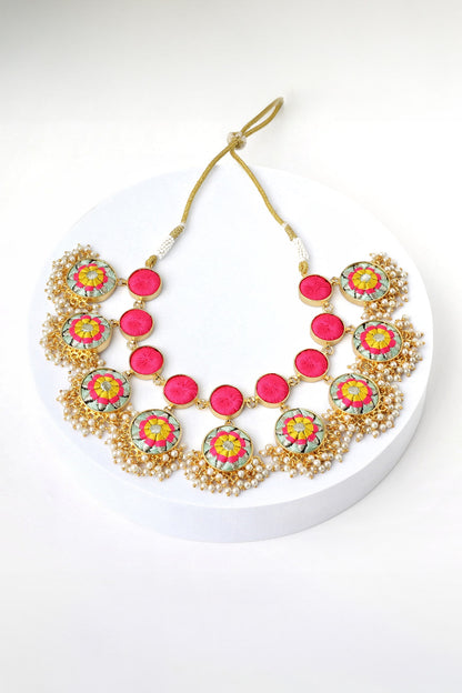 Baby Blue Lotus Necklace 