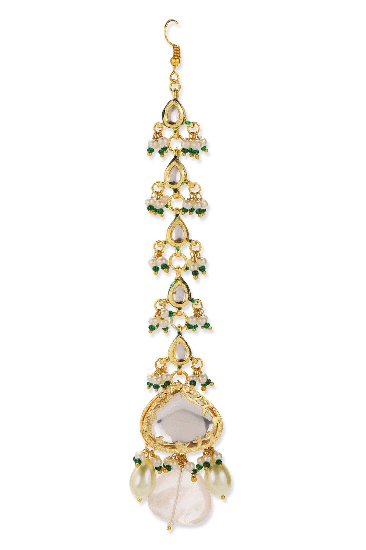 Maharani Kundan Embellished Necklace Set 