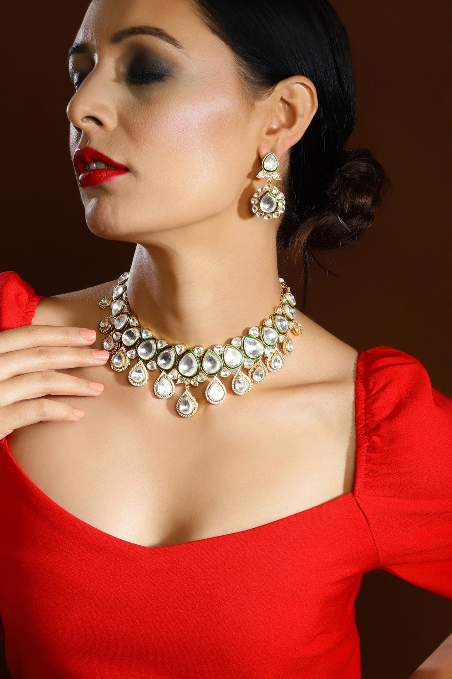 Maharani Choker With Earrings 