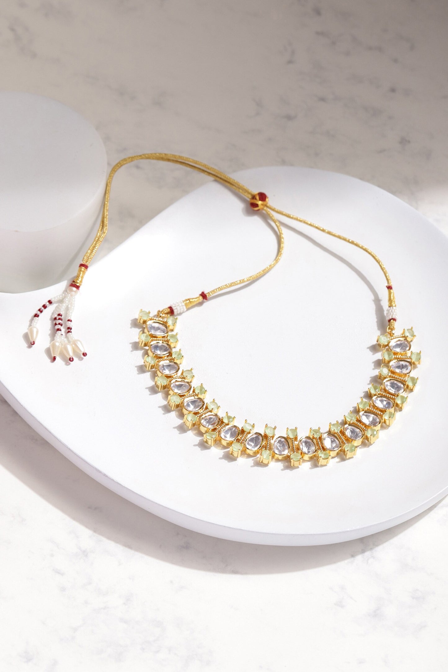 Stone Embellished Choker 